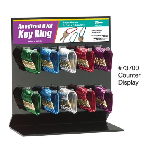 Picture of Anodized Oval Key Ring