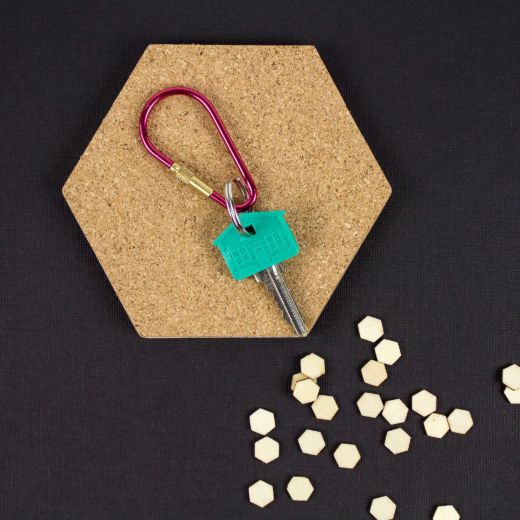 Picture of Anodized Oval Key Ring
