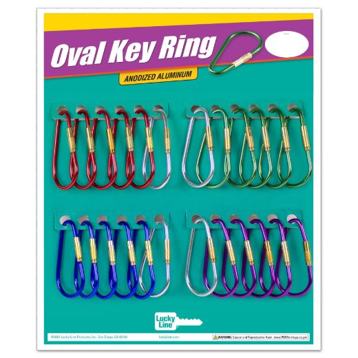 Picture of Anodized Oval Key Ring