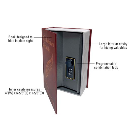 Picture of Locking Diversion Book Safe