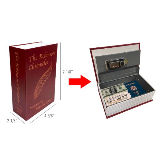 Picture of Locking Diversion Book Safe