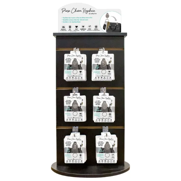 Picture of Purse Charm Keychains Display