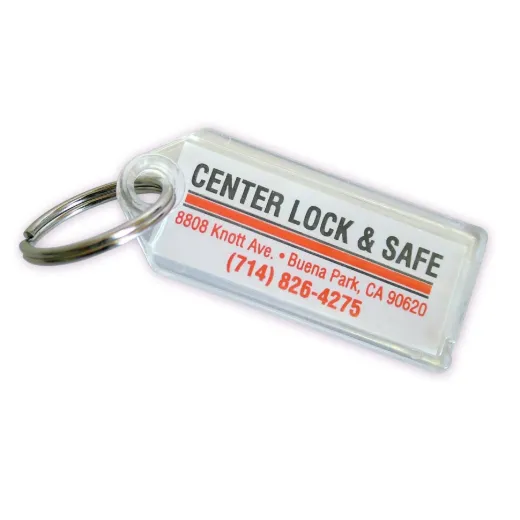 Custom Imprinted Key Tag with Split Ring