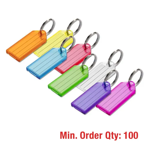 Bulk Non-Packaged Key Tag w/ Split Ring