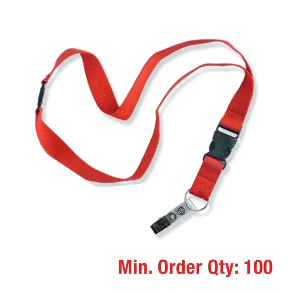 Bulk Non-Packaged Flat Lanyard