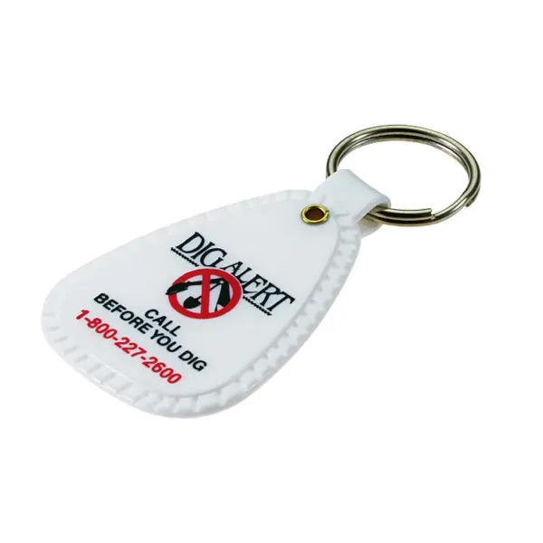 Custom Imprinted Saddle Tag Fob