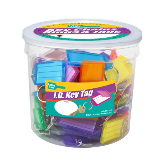 Key Tag with Flap & Split Ring
