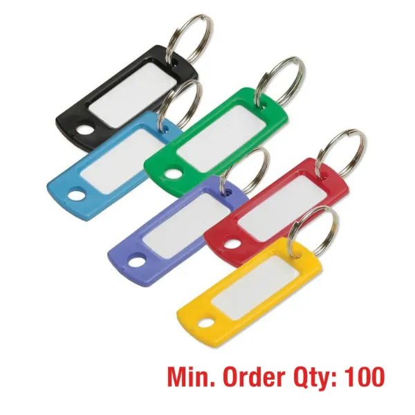 Bulk Non-Packaged Key Tag w/ Ring