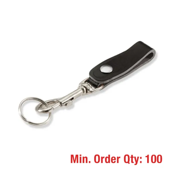 Bulk Non-Packaged Leather Belt Hook with Bolt Snap