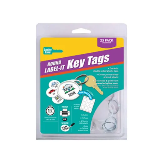 Round Label-It™ Plastic Tags