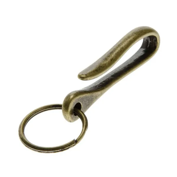 FISH HOOK KEY CARRIER ANT. BRS 1/PK