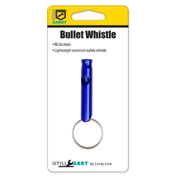 BULLET WHISTLE KEYCHAIN ASST. 1/CD