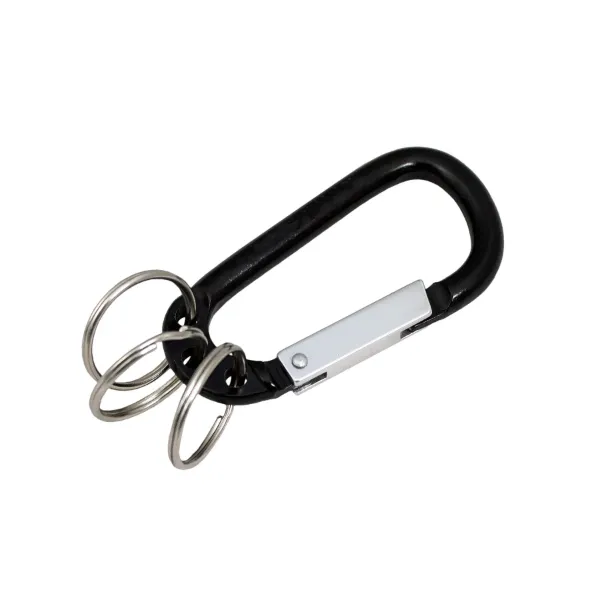 3-RING C-CLIP  ALUMINUM  BLACK  10/PK