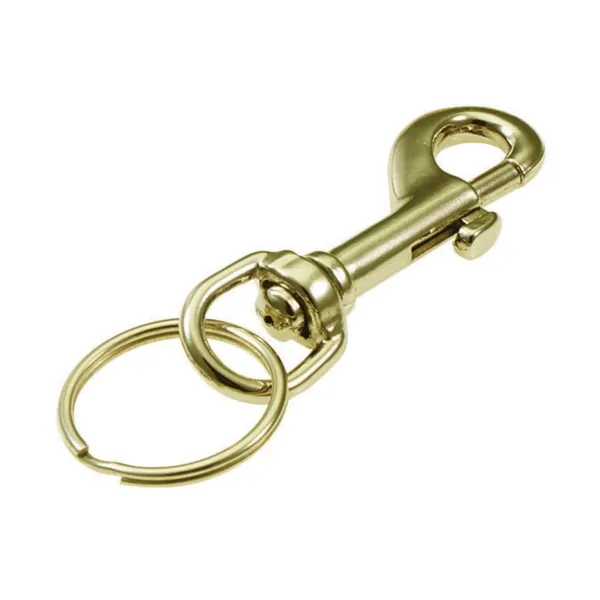 BRASS BOLT SNAP W/SKR  35/PK