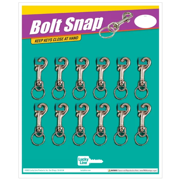 NPZ BOLT SNAP W/SKR  12ea/CD