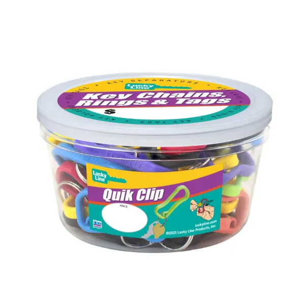 QUIK CLIP  1  SKR  ASST  25/JR