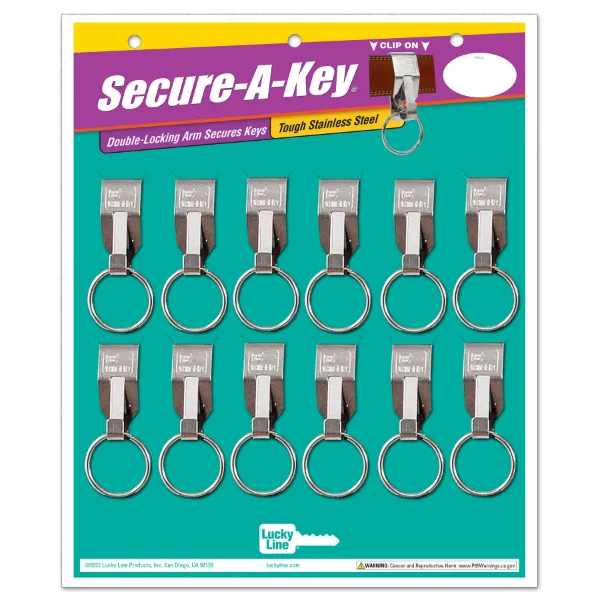 CLIP ON SECURE-A-KEY  12ea/CD