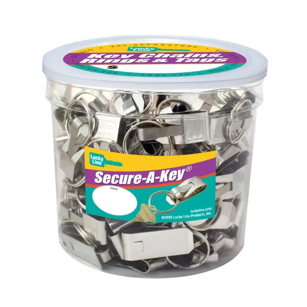 SECURE A KEY W/RING   100/JR