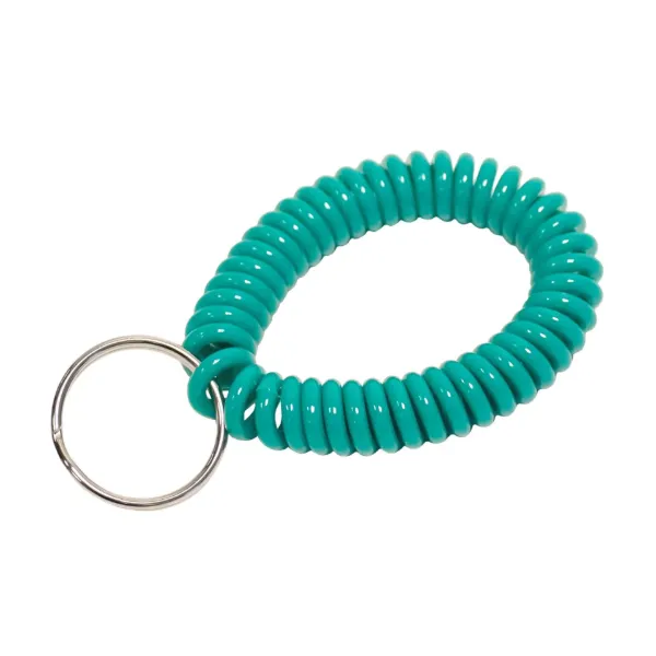 WRIST COIL W/RING TEAL 1/BAG