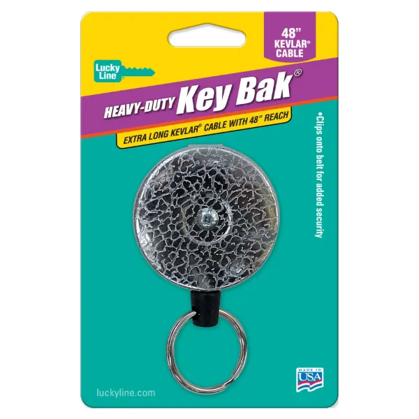 48" CORD KEY BK CLIP CHRM 1/CD