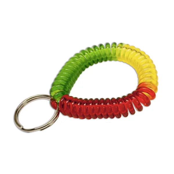 WRIST COIL W/RING RED,YELLOW,GREEN  5/PK