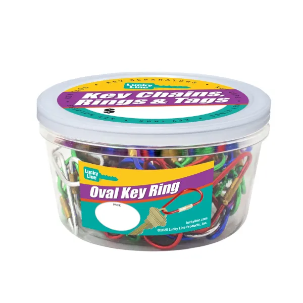 ANODIZD ALUM OVAL  ASST  100 JAR