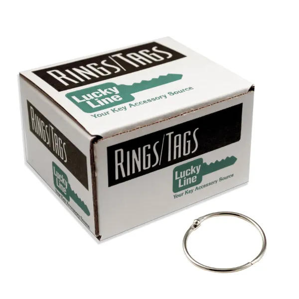 2  METAL BINDER RINGS  25/BX