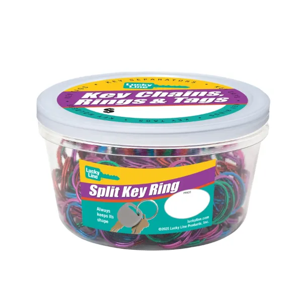 1  SPLIT RING  ASST CLRS  200/JR