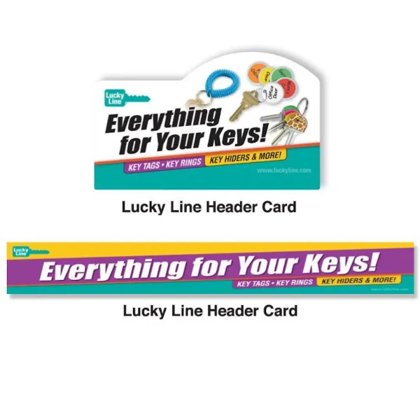 HEADER CARD  LUCKY LINE  LARGE