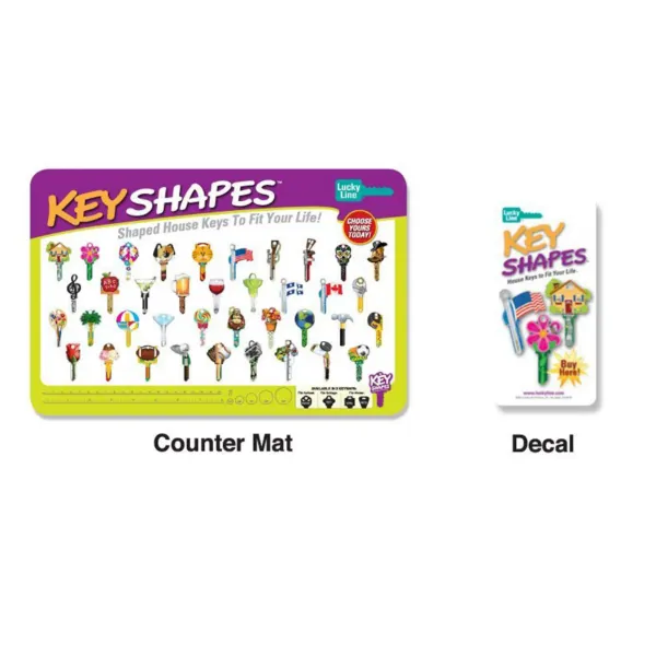 COUNTER MAT KEYSHAPES