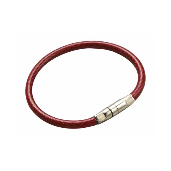 LOCKING CABLE RING  RED  25/PK