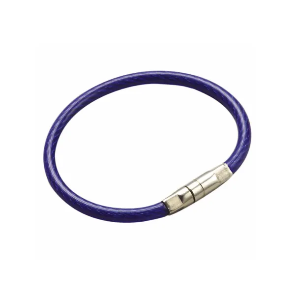 LOCKING CABLE RING  BLUE  25/PK