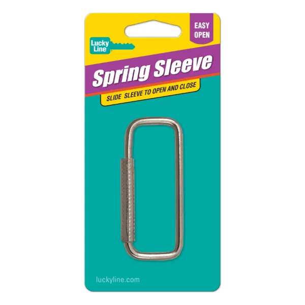 SPRING SLEEVE KEY RING  1/CD
