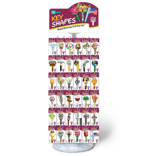 KEY SHAPES COUNTER DISPLAY, 72 SKUS, 360 PCS (5K, 5S)