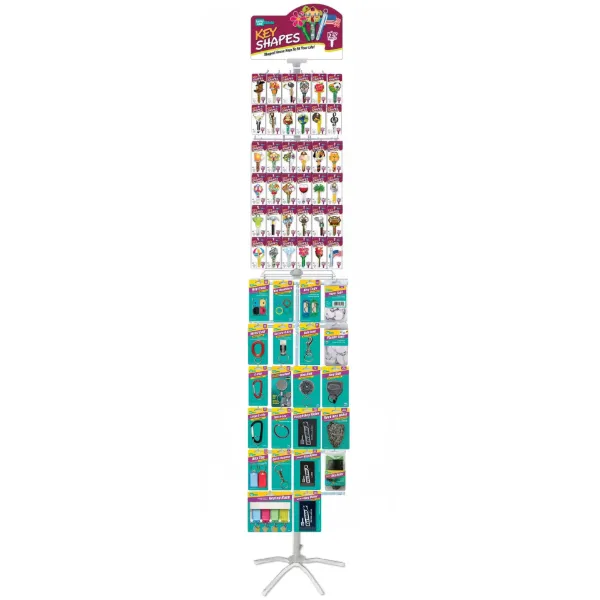 KEY SHAPES & KEY ACCESSORIES FLOOR DISPLAY