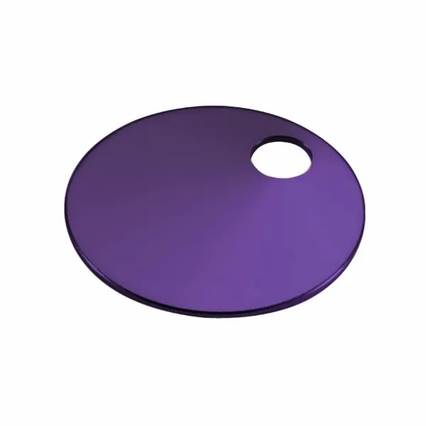 1-1/4  ALUM TAG  PURPLE  100/BX