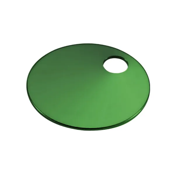1-1/4  ALUM TAG  GREEN  100/BX