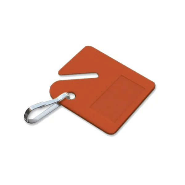 CABINET TAG W/HOOK  RED  100/BX