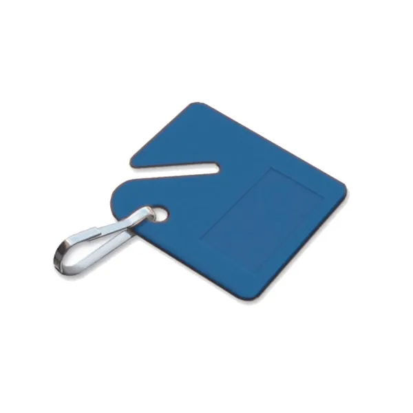CABINET TAG W/HOOK  BLUE  20/PK