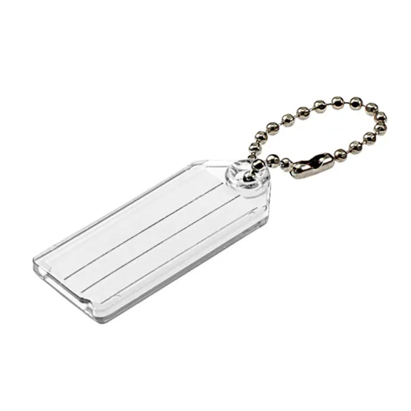 ID TAG W/B CHAIN  CLEAR  100/BX