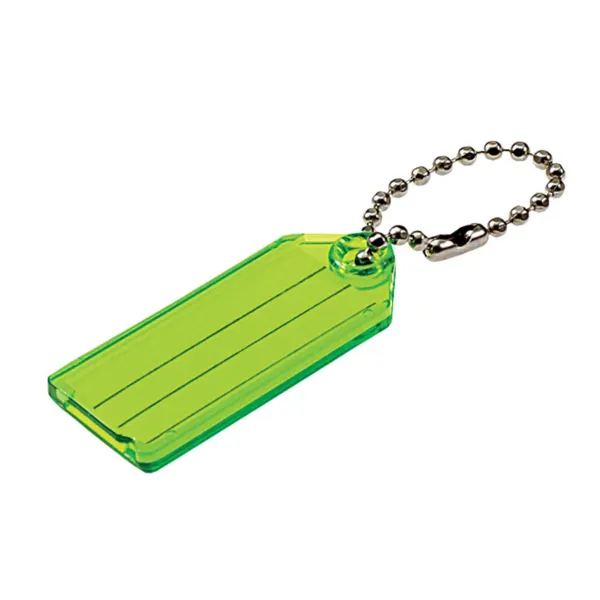 ID TAG W/B CHAIN  GREEN  100/BX
