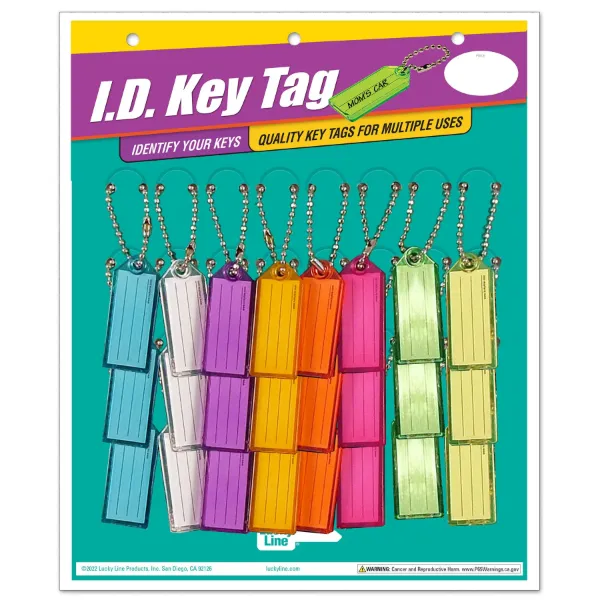 ID TAG W/B CHAIN  ASST  24/CD