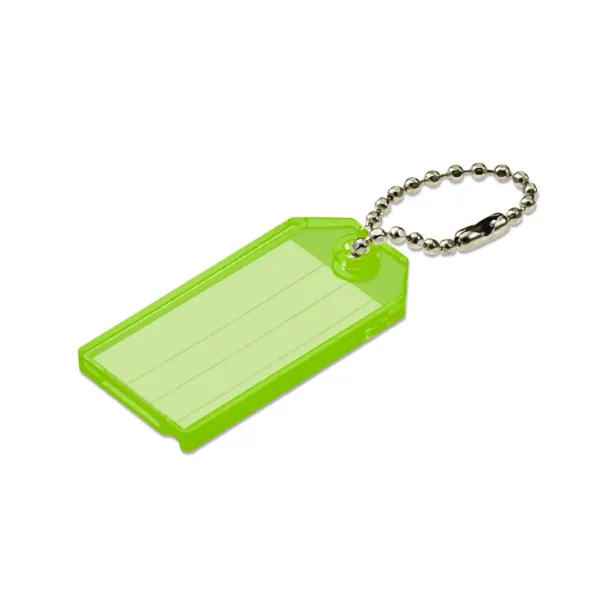ID TAG W/B CHAIN  GREEN  100/BX