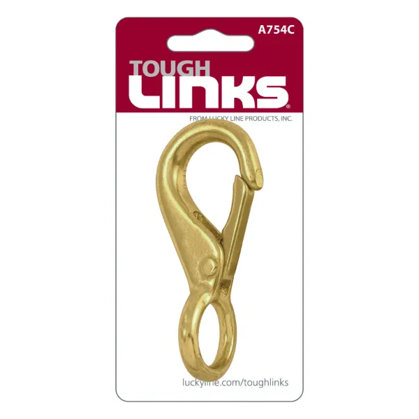 3-3/4  UTIL SPRING HOOK  BZ