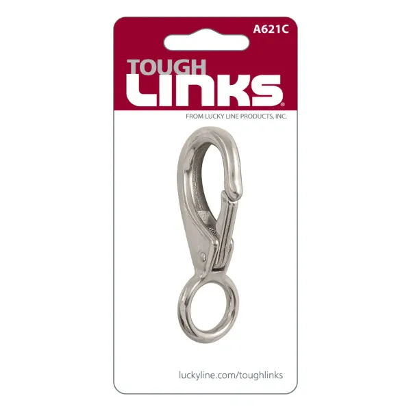 3-3/16  UTIL SPRING HOOK   SS