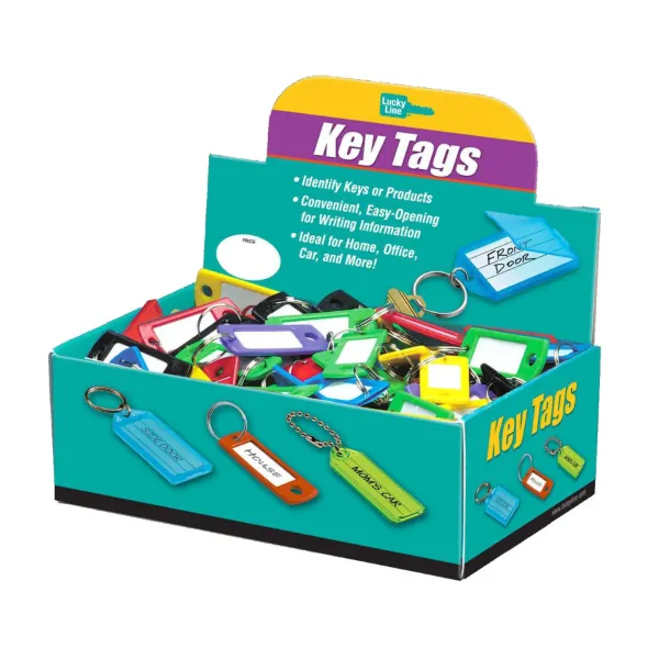 ID TAG W/RING  ASST  200/BX