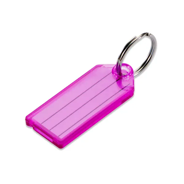 ID TAG W/SKR  MAGENTA  100/BX