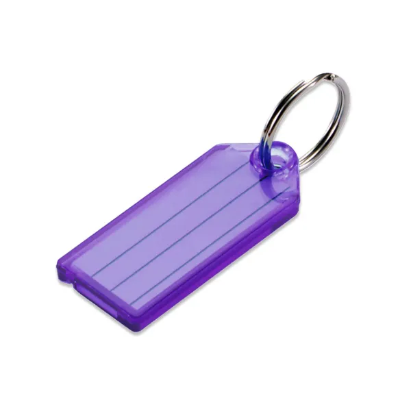 ID TAG W/SKR  PURPLE  100/BX