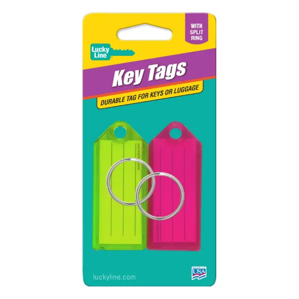 ID TAG W/SKR  ASSORTED  2/CD