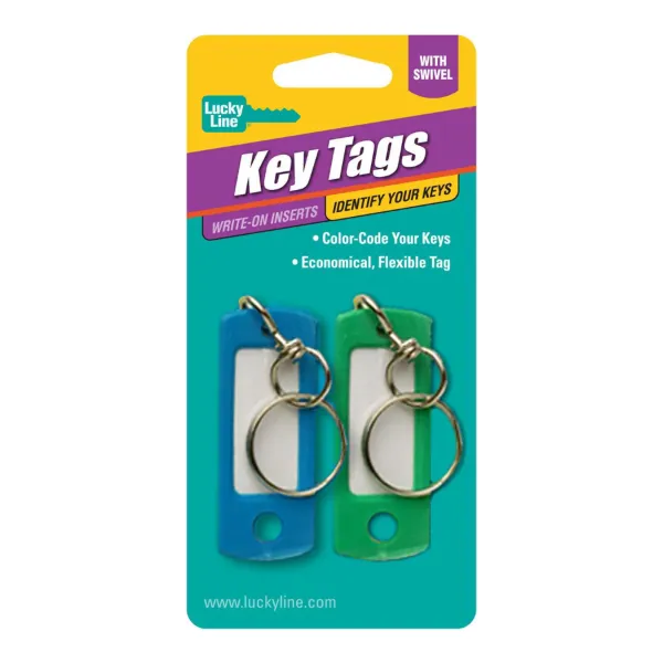 ID TAG W/SWIVEL  ASST  2/CD